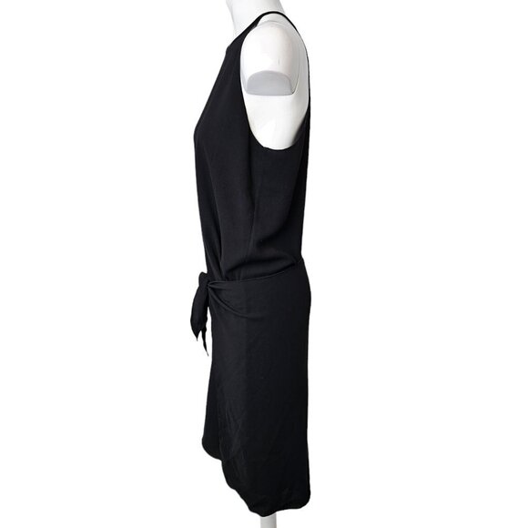Aritzia Wilfred Womens Wrap Front Dress Black Size Small - Picture 6 of 9